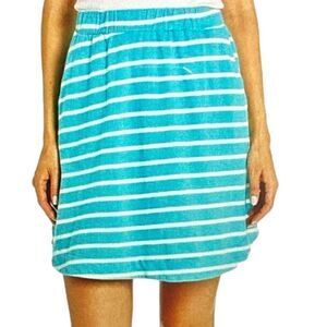 FRESH PRODUCE Women’s Striped Casual Skirt Blue/White Size Extra Large